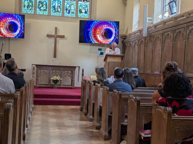 Michael Lloyd preaching