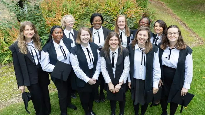 female ordinands at mitriculation
