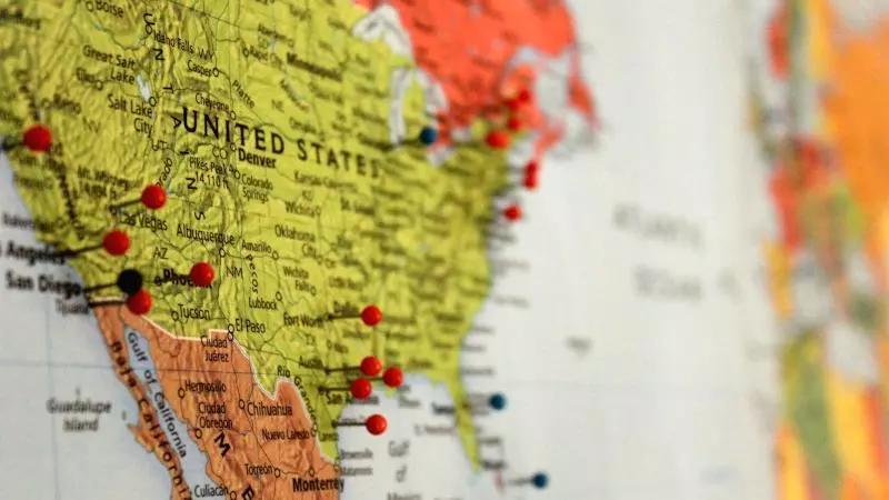 usa map pins