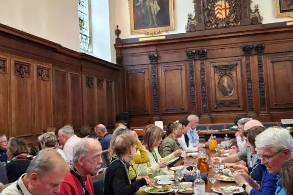 dinner in cambridge  summer school